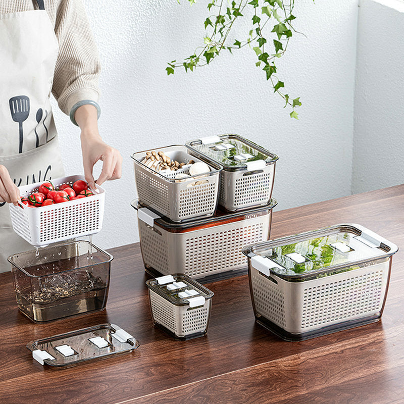 Contenedor para Fruta con Cesta Escurridora
