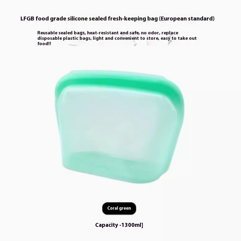 Bolsa de Silicona Reutilizable para Alimentos