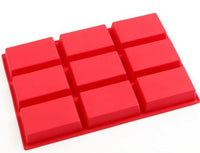 Set de 9 Moldes Rectangulares de Silicona