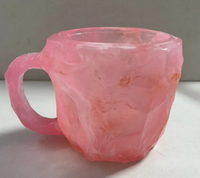 Taza de Café con Efecto Cristal Mineral