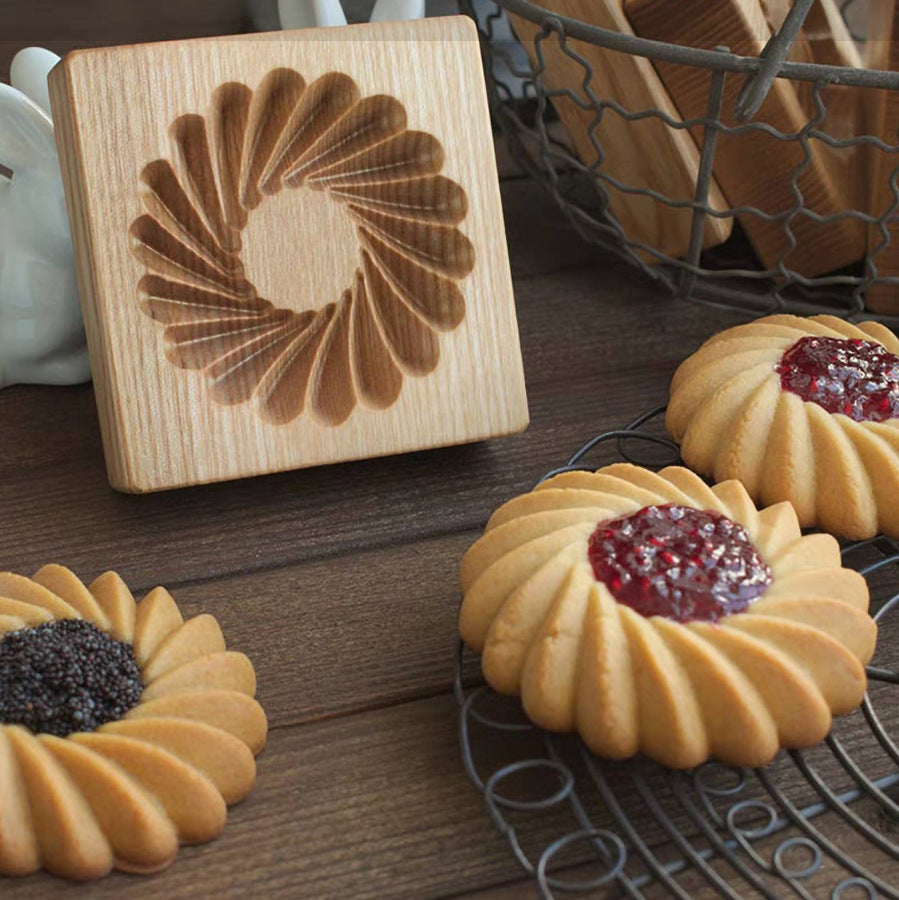 Moldes de Madera de Haya para Galletas