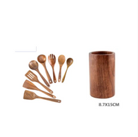 Set de Espátulas de Madera de Acacia
