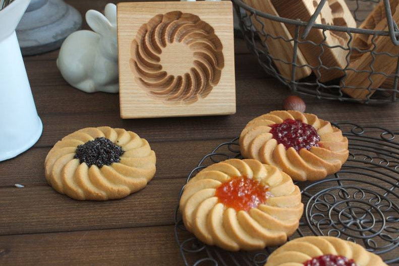 Moldes de Madera de Haya para Galletas