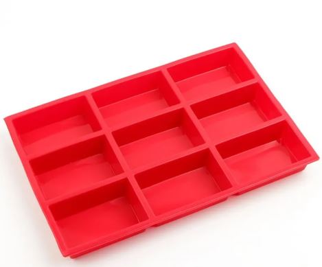 Set de 9 Moldes Rectangulares de Silicona