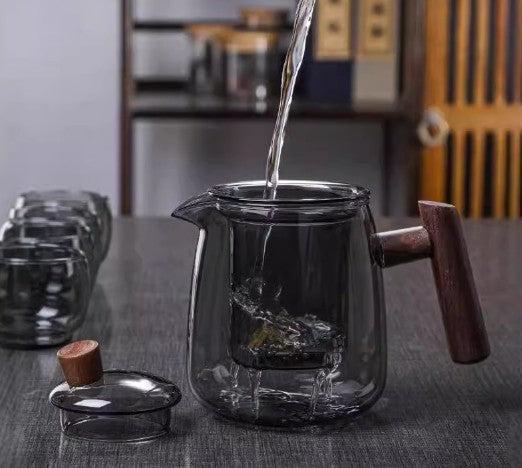 Tetera de Cristal Resistente al Calor