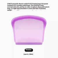 Bolsa de Silicona Reutilizable para Alimentos