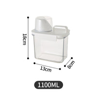 Contenedor Transparente para Cereales con Tapa