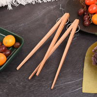 Pinzas de Madera de Haya para Alimentos