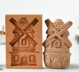 Moldes de Madera de Haya para Galletas