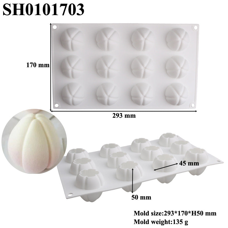 Molde de Silicona Tulipán para Mousse