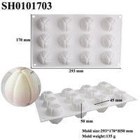 Molde de Silicona Tulipán para Mousse