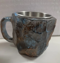 Taza de Café con Efecto Cristal Mineral