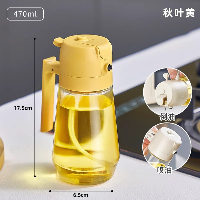 Aceitera Pulverizadora 2 en 1 de Cristal