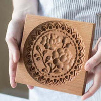 Moldes de Madera de Haya para Galletas