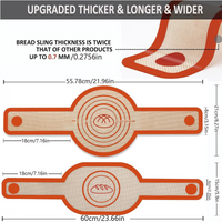Tapete de Silicona con Asa para Amasar