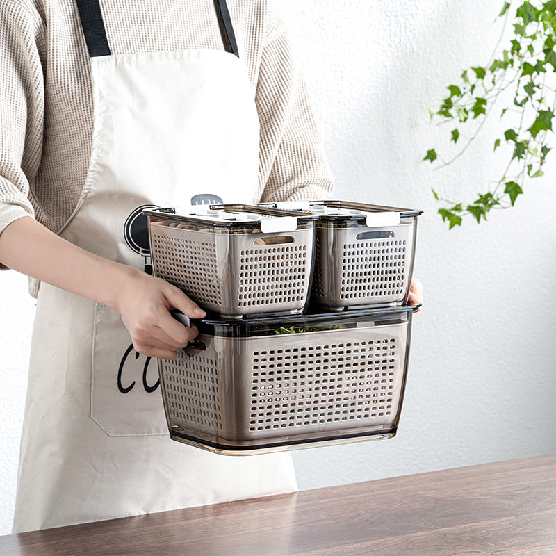 Contenedor para Fruta con Cesta Escurridora