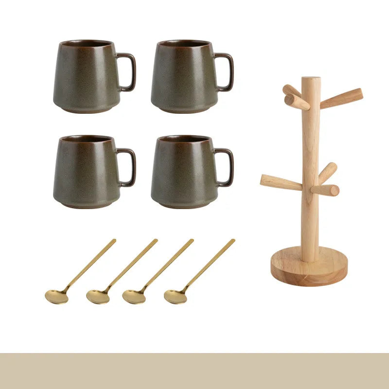 Taza de Gres Estilo Japonés