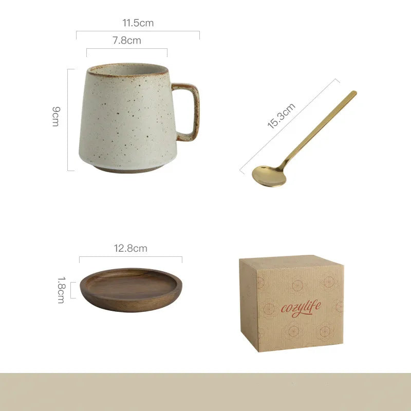 Taza de Gres Estilo Japonés