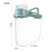 Contenedor Transparente para Cereales con Tapa