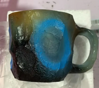 Taza de Café con Efecto Cristal Mineral