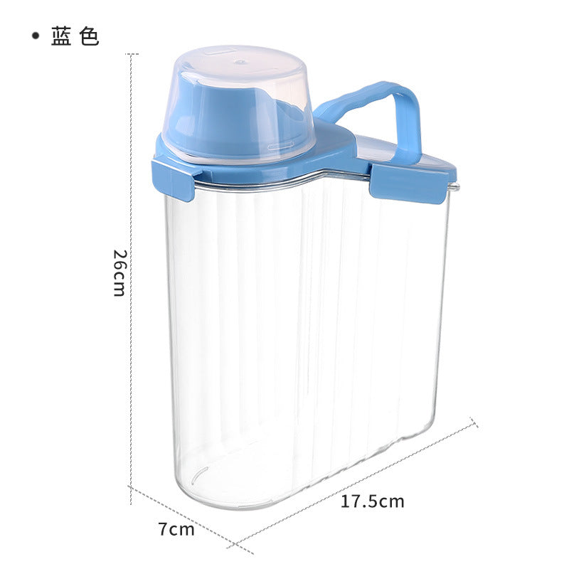 Contenedor Transparente para Cereales con Tapa