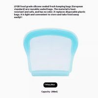 Bolsa de Silicona Reutilizable para Alimentos