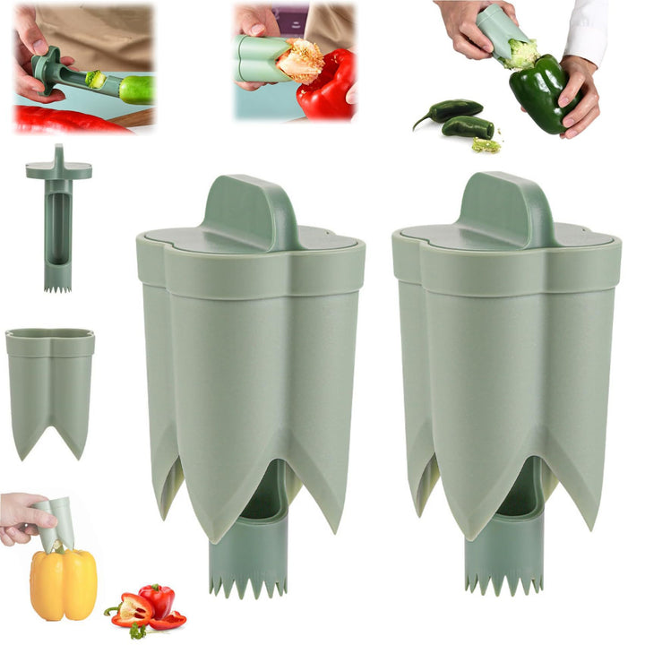 Vaciador de Frutas y Verduras 2 en 1