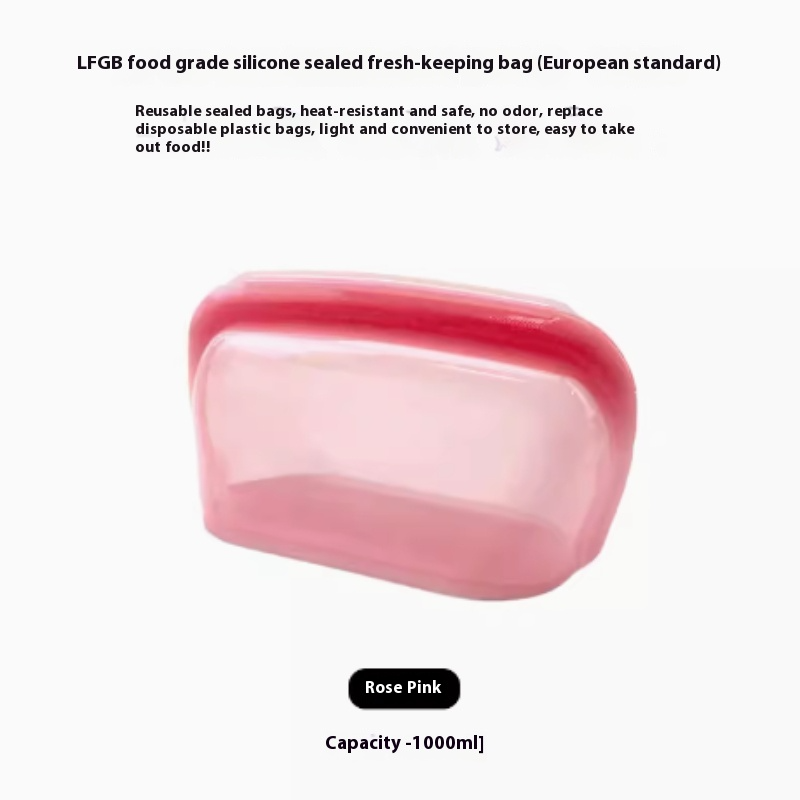 Bolsa de Silicona Reutilizable para Alimentos
