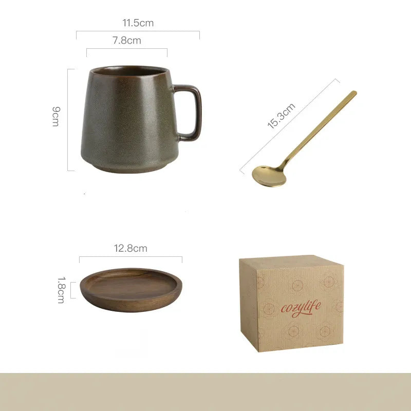 Taza de Gres Estilo Japonés