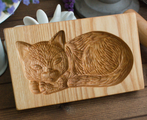 Moldes de Madera de Haya para Galletas