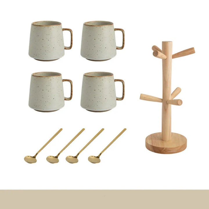 Taza de Gres Estilo Japonés
