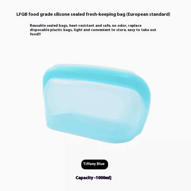 Bolsa de Silicona Reutilizable para Alimentos