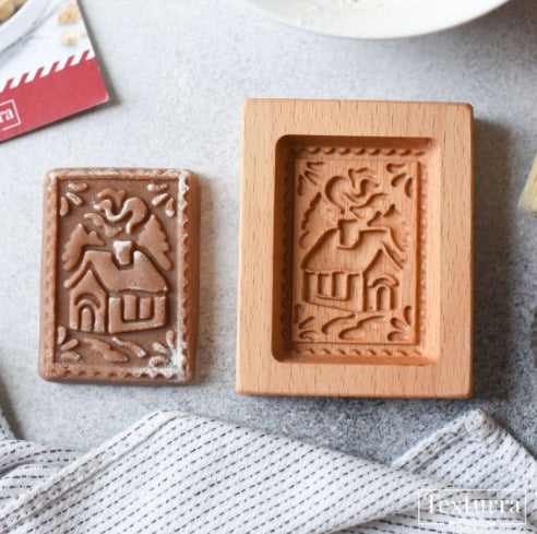 Moldes de Madera de Haya para Galletas