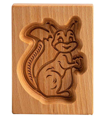 Moldes de Madera de Haya para Galletas