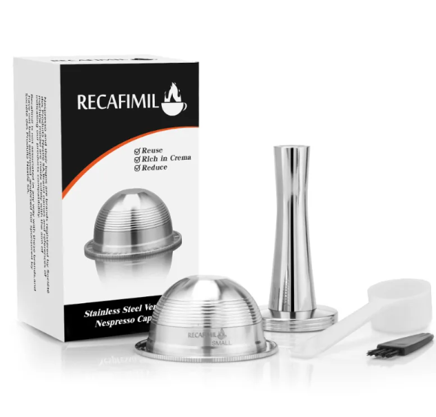 Filtro de Café Reutilizable de Acero Inoxidable