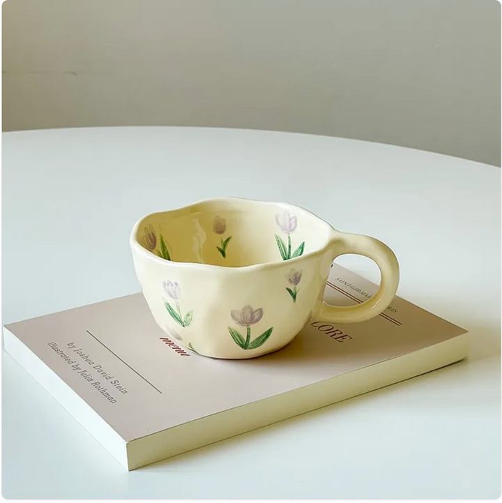 Taza de Cerámica Pintada a Mano