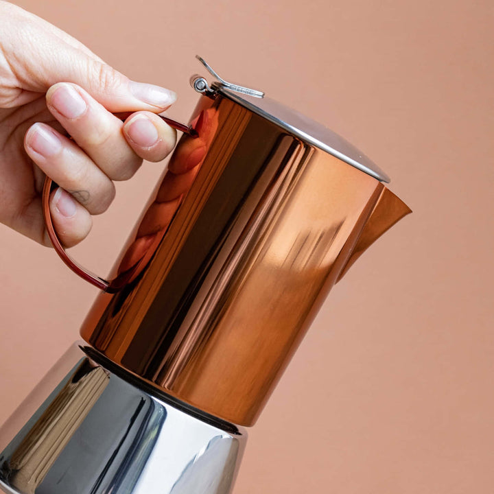 Cafetera italiana La Cafetière Copper de 300 ml en AugeShop