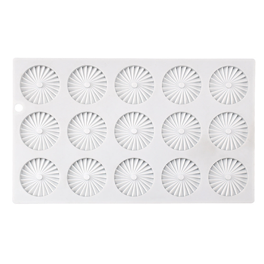 Molde de Silicona Plisado para Mousse