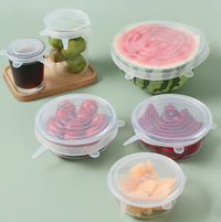 Set de 6 Tapas Elásticas de Silicona