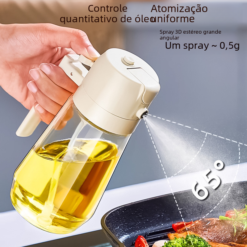 Aceitera Pulverizadora 2 en 1 de Cristal