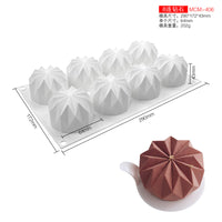 Molde de Silicona para Mousse, 8 Cavidades