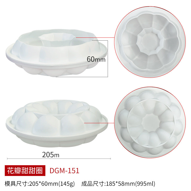 Molde de Silicona para Donuts y Mousse