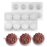 Molde de Silicona para Mousse, 8 Cavidades