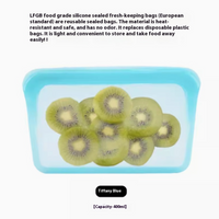 Bolsa de Silicona Reutilizable para Alimentos