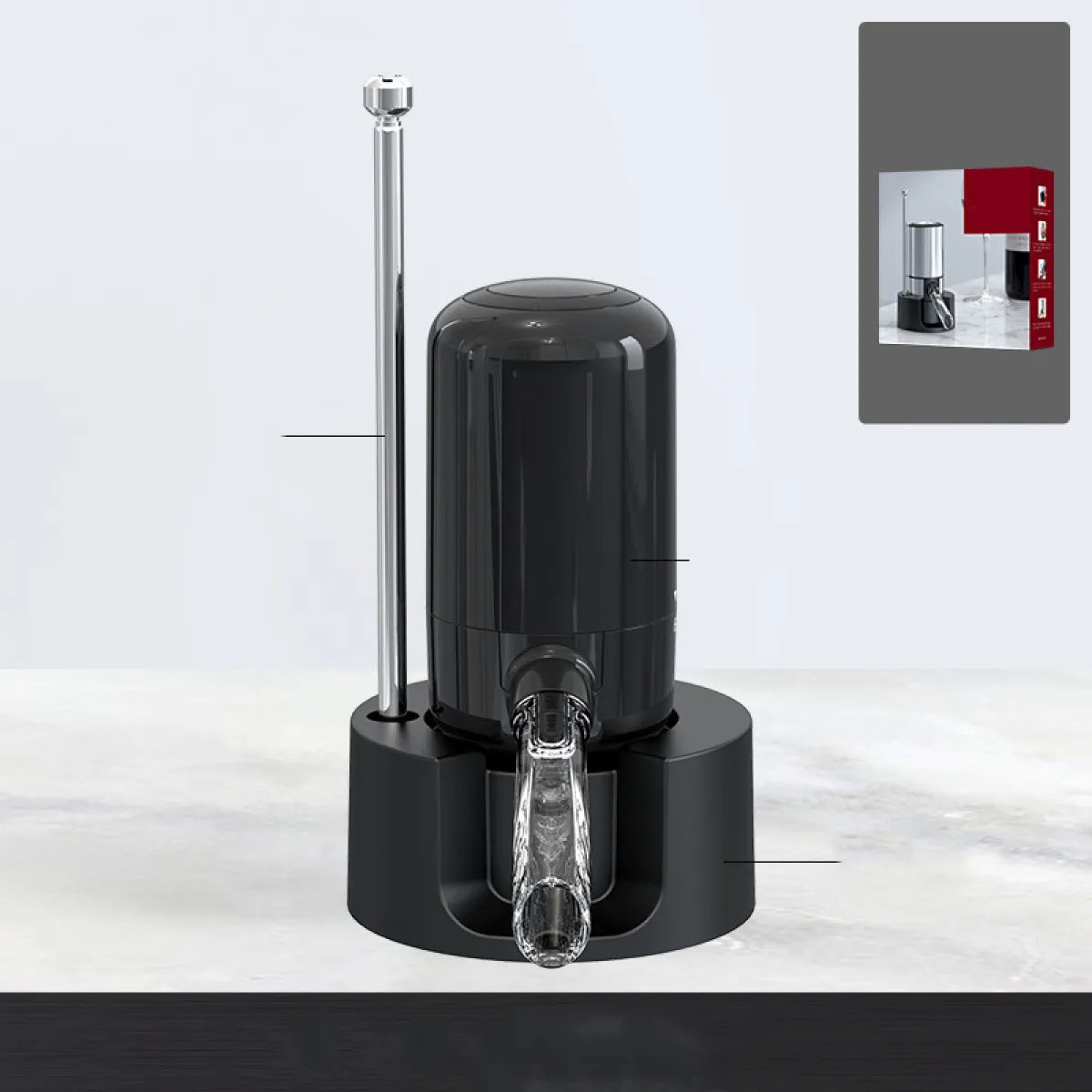 Aireador Automático para Vino