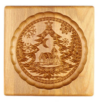 Moldes de Madera de Haya para Galletas