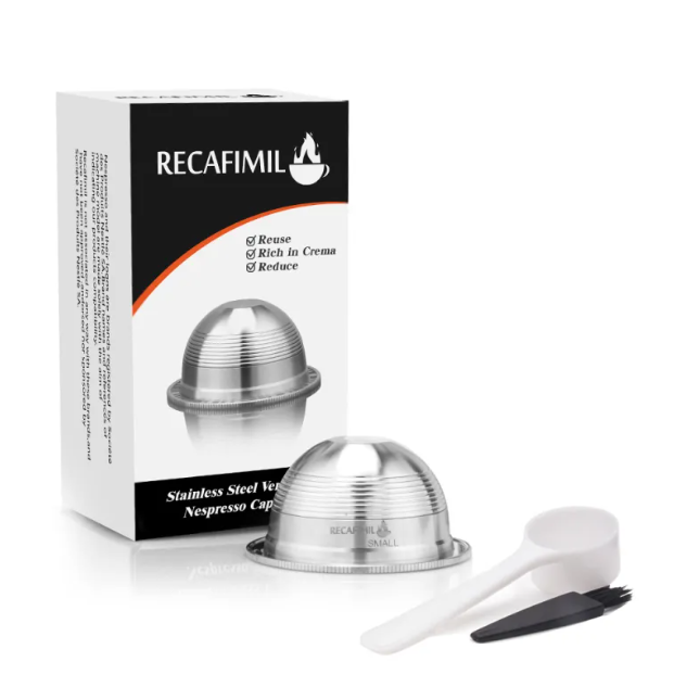 Filtro de Café Reutilizable de Acero Inoxidable