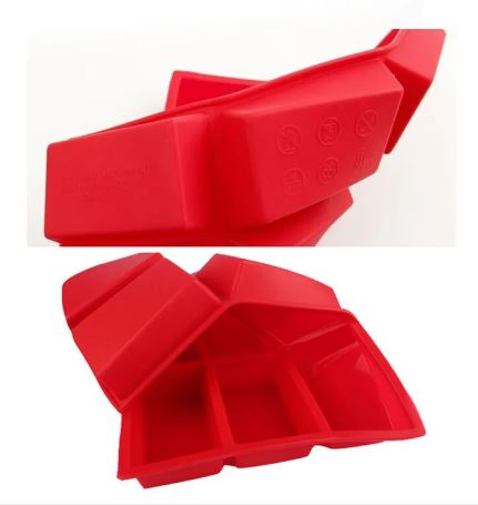 Set de 9 Moldes Rectangulares de Silicona