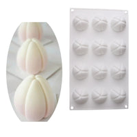 Molde de Silicona Tulipán para Mousse