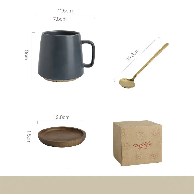 Taza de Gres Estilo Japonés